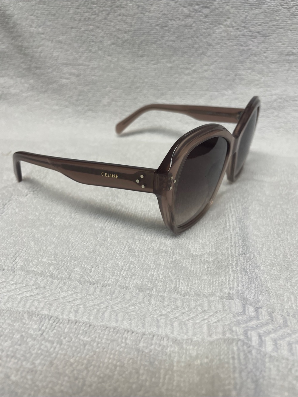 Celine Taupe pinkish Oversized Sunglasses - Women's Fashion Shades - Picture 2 of 8